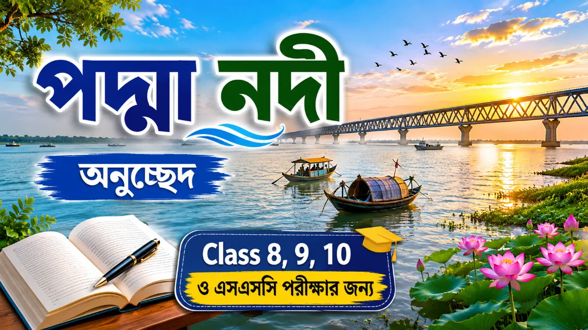 পদ্মা নদী অনুচ্ছেদ Class 8, 9, 10 ও এসএসসি পরীক্ষার জন্য