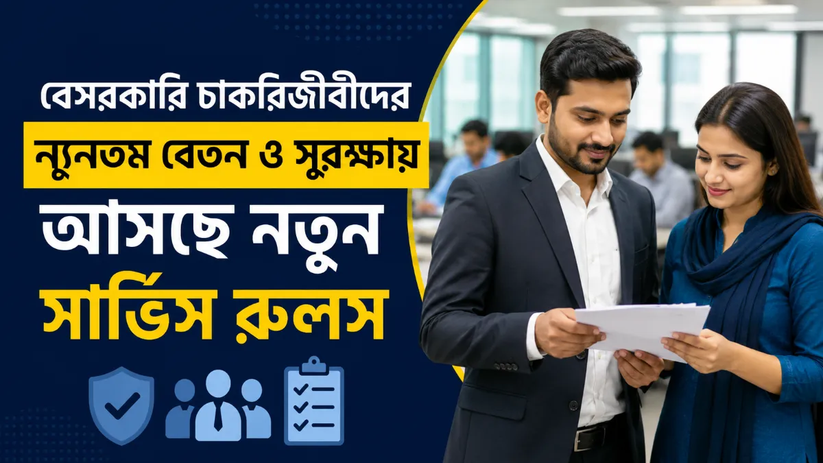 বেসরকারি চাকরিজীবীদের নতুন সার্ভিস রুলস নিয়ে জনপ্রশাসন মন্ত্রণালয়ের বৈঠক