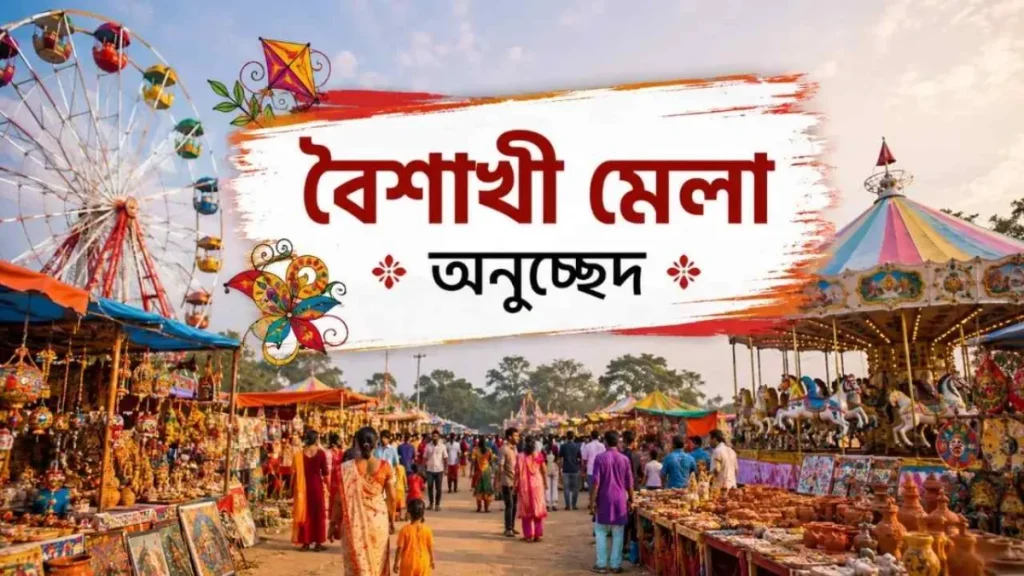 বৈশাখী মেলা অনুচ্ছেদ সকল শ্রেণির জন্য (প্রাথমিক, মাধ্যমিক ও এসএসসি)