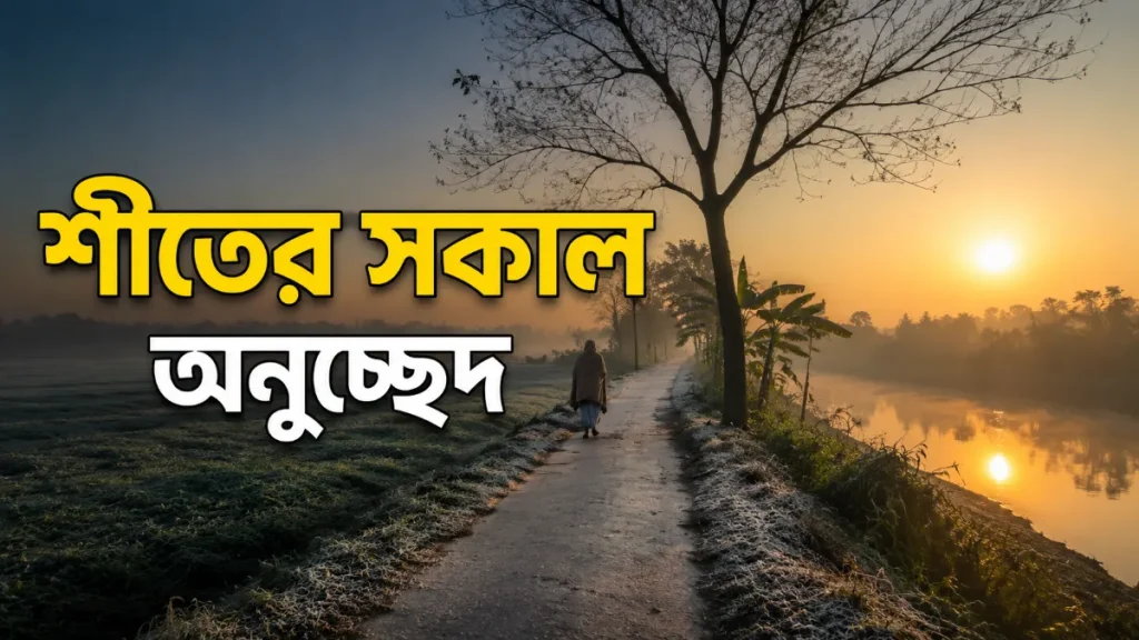 শীতের সকাল অনুচ্ছেদ। সৌন্দর্য, কুয়াশা ও নির্জনতার এক অপার উপাখ্যান